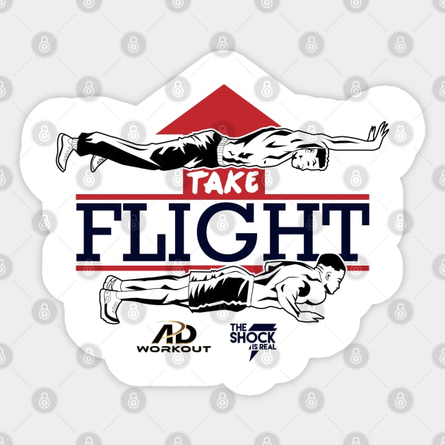 Take Flight Sticker by Theshockisreal